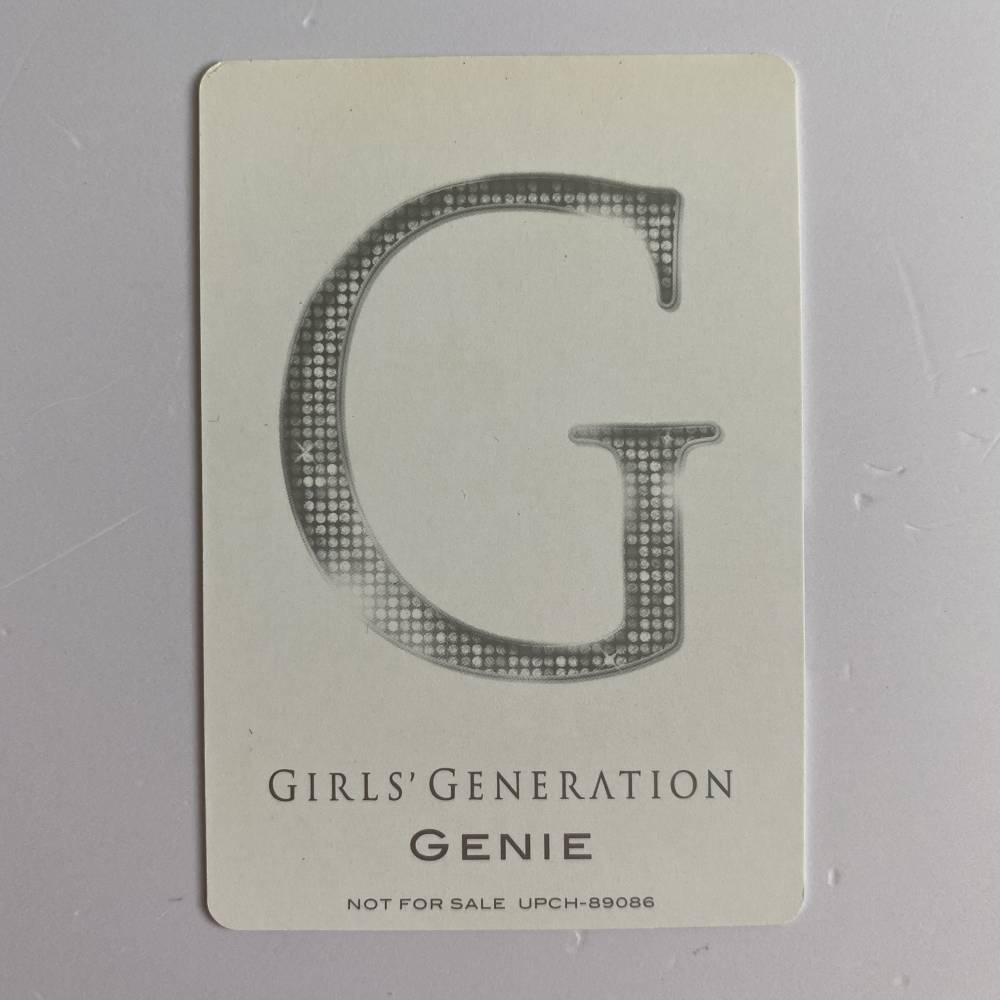 SNSD 'GENIE' JAPANESE PHOTOCARD - TAEYEON